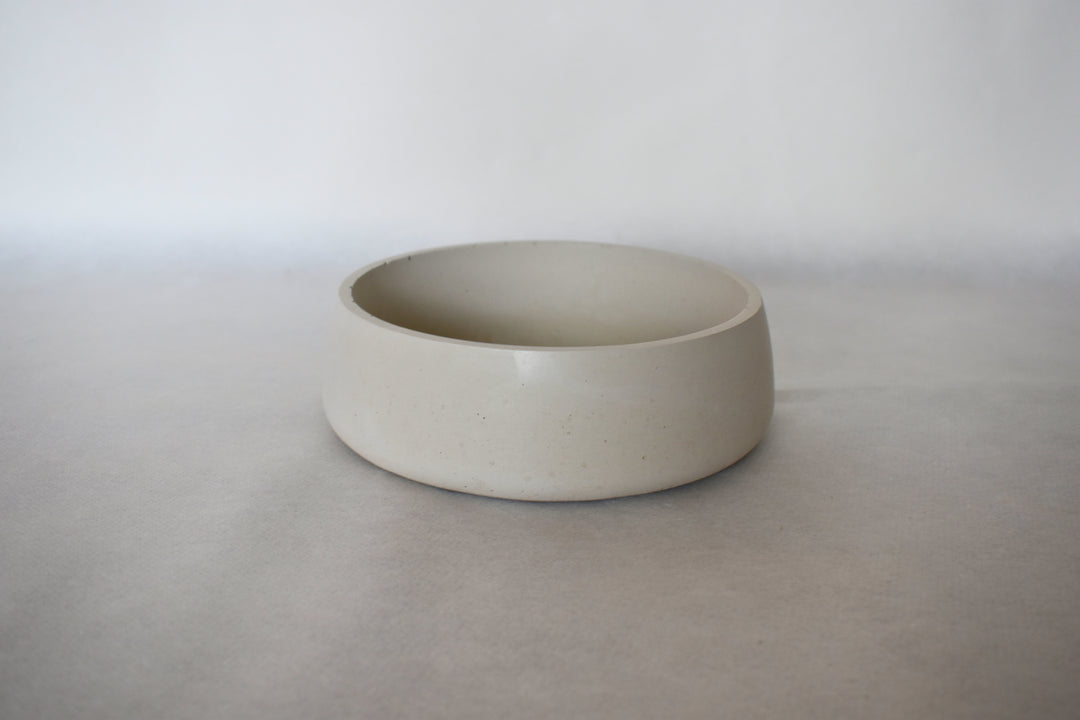 Betonschale rund glatt