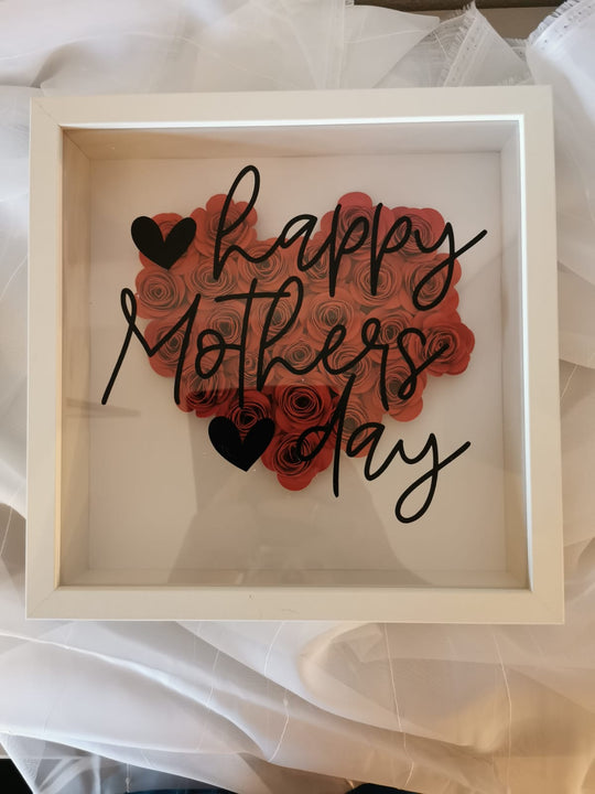 Rosenrahmen Weiss "Happy Mother´s Day"