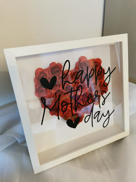 Rosenrahmen Weiss "Happy Mother´s Day"
