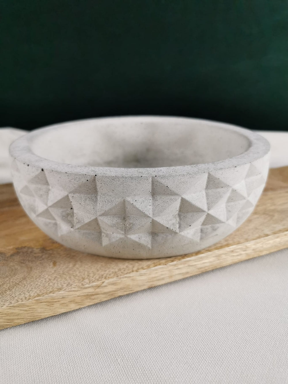 Handgegossene Rapswachs-Kerze „Winterbaum“ – natürliche, vegane Weihnachtskerze